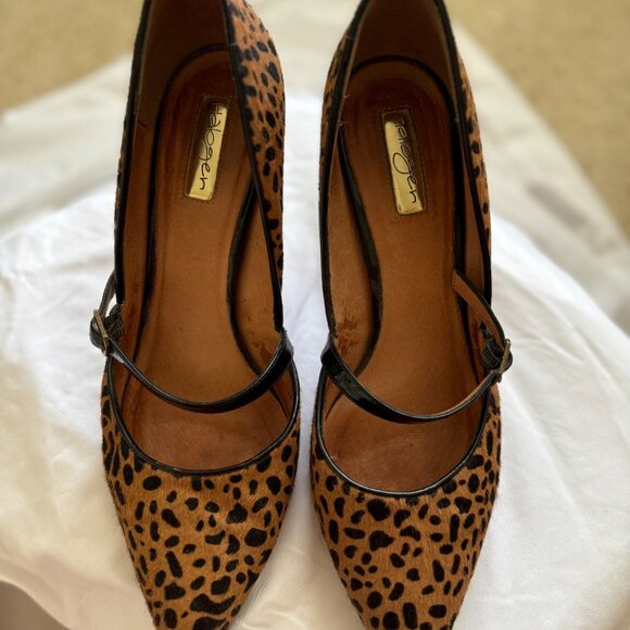 Halogen Calf Hair Cheetah Heels - Picture 1 of 7